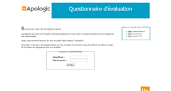 Desktop Screenshot of evaluation.apologic.fr