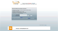 Desktop Screenshot of passerelle.apologic.fr